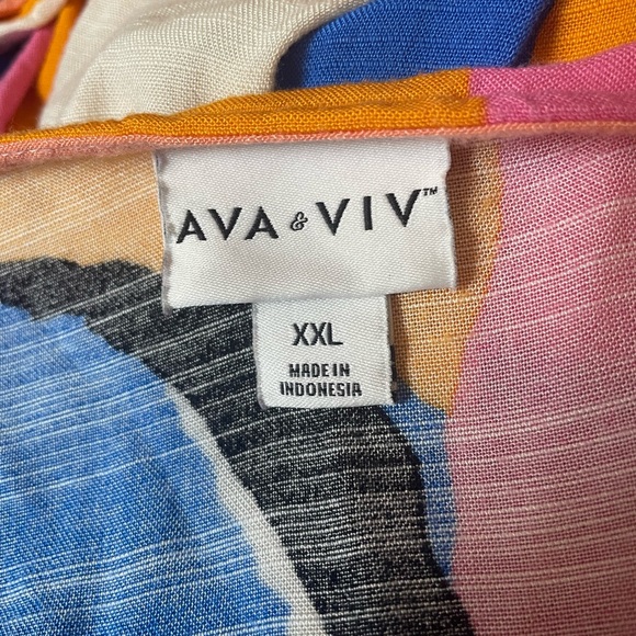 Ava & Viv abstract print dress - Picture 6 of 6
